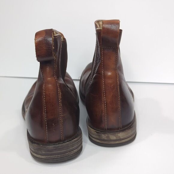 Bed Stu Mens Boots Size 10 Brown Leather Slip On - Picture 3 of 12